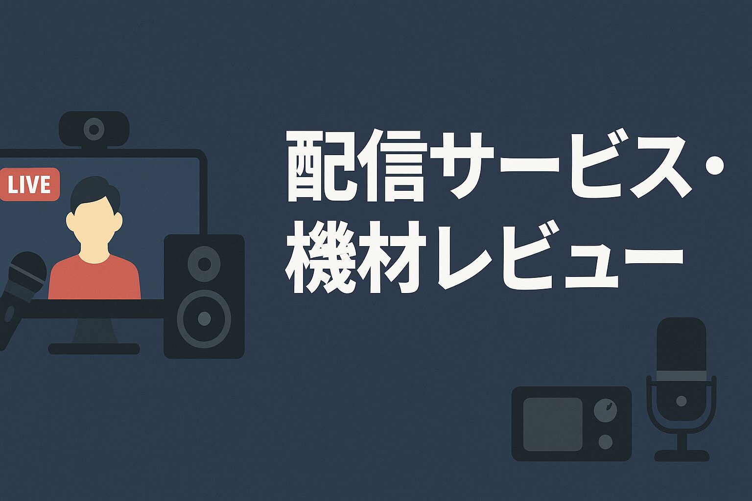 配信サービス・機材レビュー
